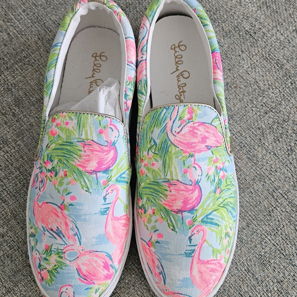 Lilly pulitzer slip ons
